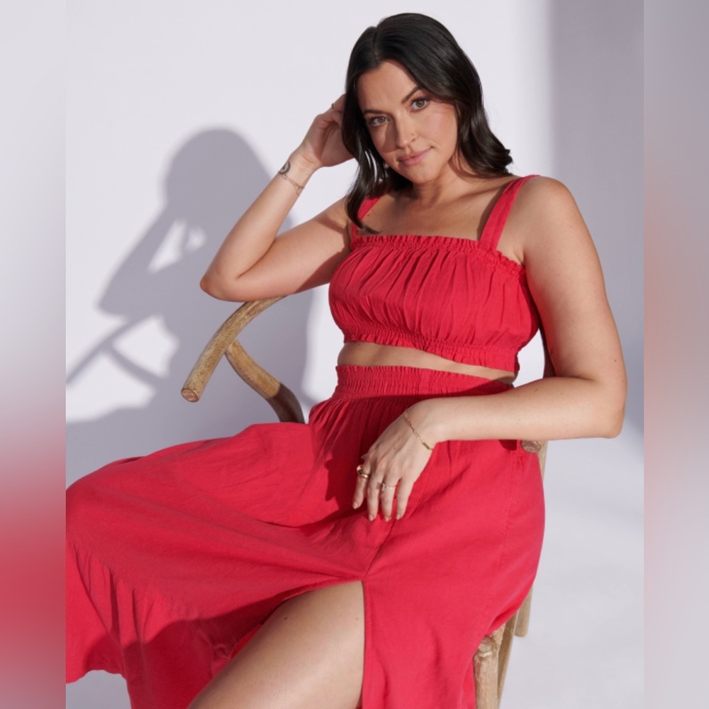 Abercrombie & Fitch Red Dress